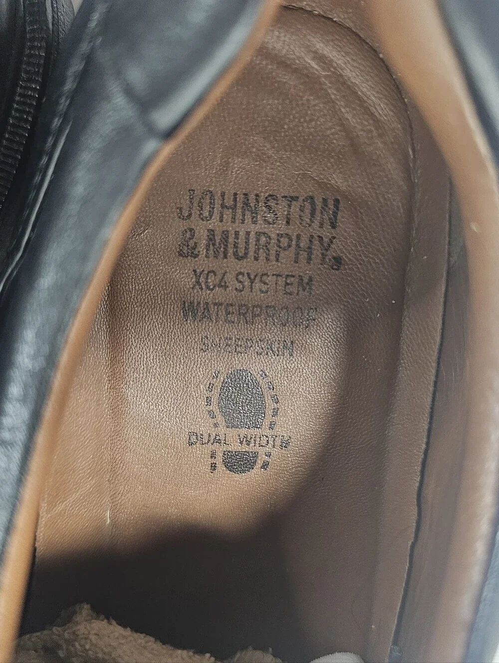 Johnston & Murphy Black  Lace-Up Dress Shoes Mens Sz 9